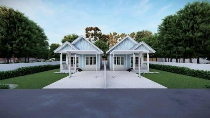 ขายบ้านมือ1 หลังวัด นาพร้าว