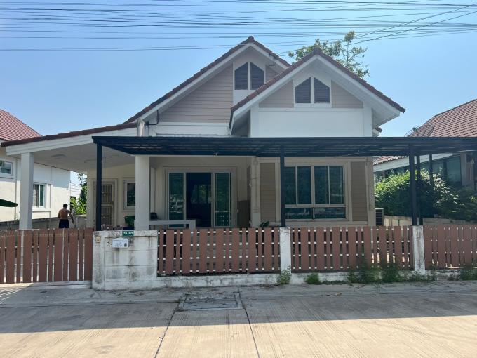 ขายบ้านเดี่ยวมีพื้นที่ 61.3 ตรว. ทำเลหน้าสวน หน้าบ้านไม่ติดใคร อมตะเฟส 7,8,9, (ญ )