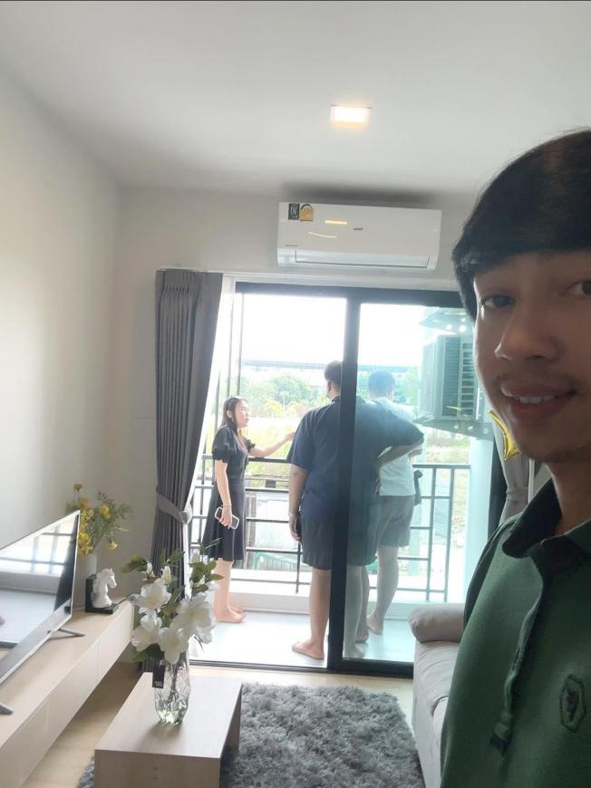 พาลูกค้าดูคอนโดโซนบ้านเก่า พานทอง เคสวิ่งงานของเช้านี้  ทำเลดีใกล้ที่ทำงาน