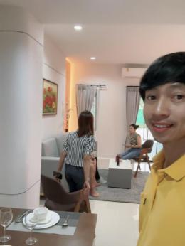 พาลูกค้าดูบ้านยามเย็น  โครงการมือ 1 หนองยายบู่ ลูกค้าเครดิตดี ขอให้ปิดจบนะ